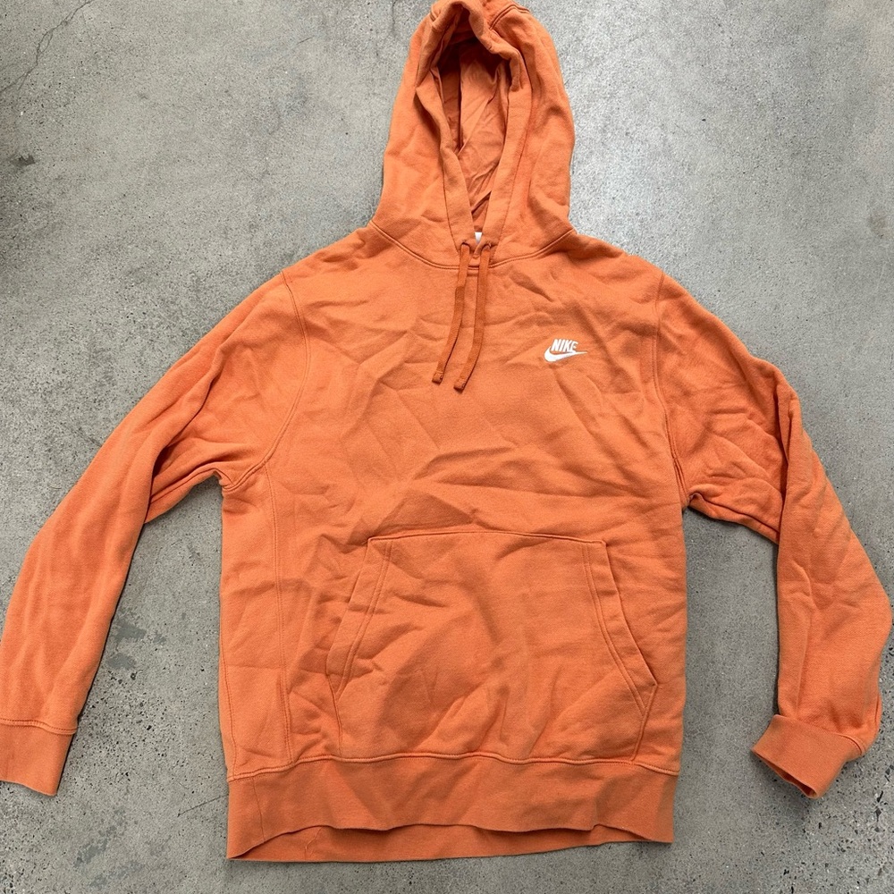 Orange Nike hoodie
